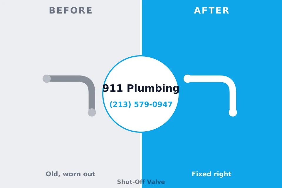 Before and after: plumbing repair Lewisburg, PA